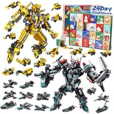 Kids Advent Calendar 2025 for Boys, 24 Days Christmas STEM Robot A1.Robot