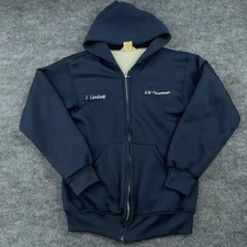 Vintage Wear Guard GM Jacket Thermal Lined Hooded Sweatshirt Womens M USA Made