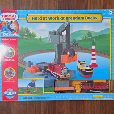 Thomas & Friends TrackMaster Motorized Brendam Docks Hard at Work Starter Set