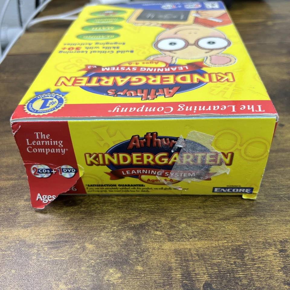 Arthur’s Kindergarten Learning System Ages 4-6 PC CD-Room Windows XP/Vista - Image 4 of 4