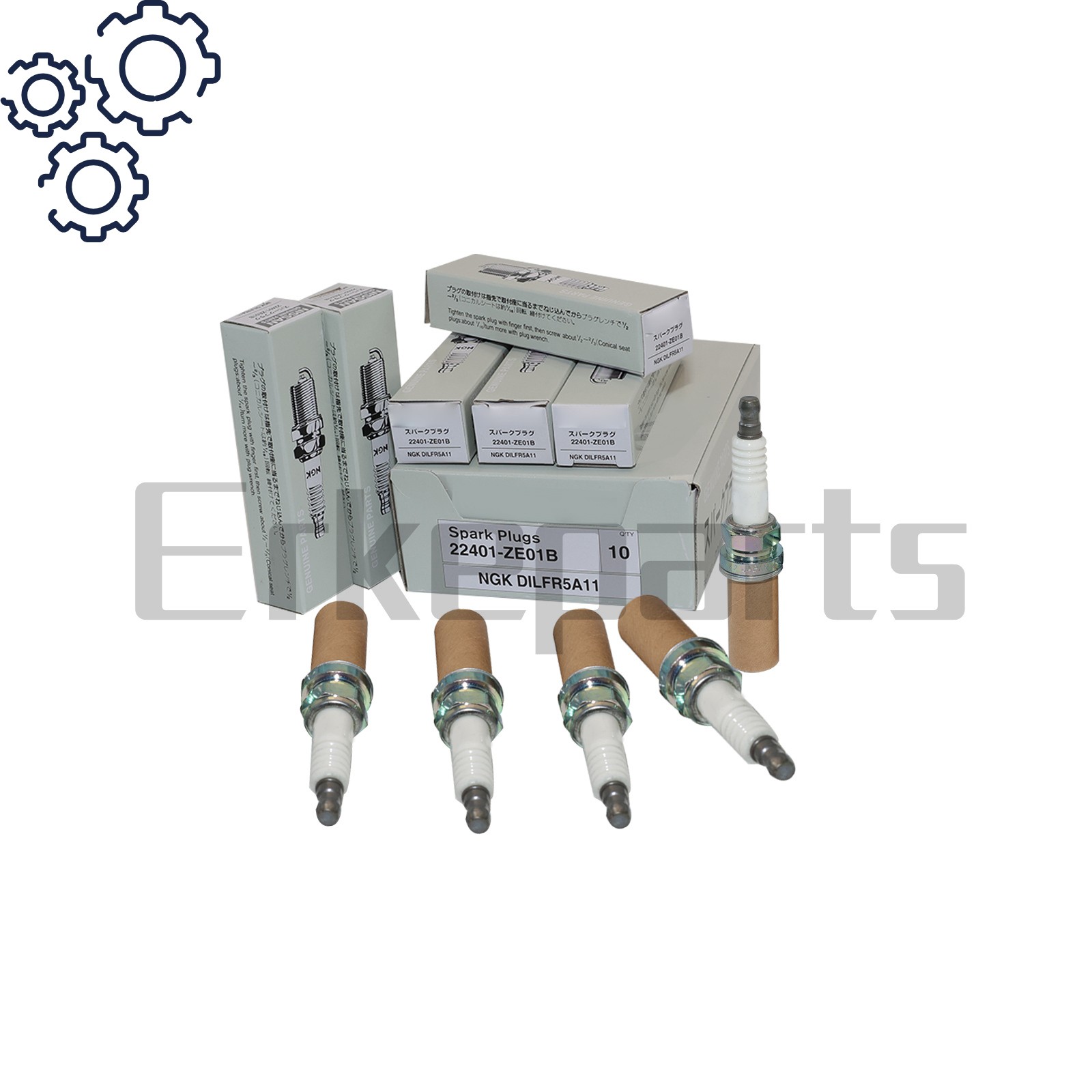 6X OEM For Nissan Infiniti Laser Iridium Spark Plugs 93759 DILFR5A11 22401-ZE01B