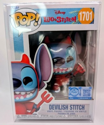 Funko Pop Disney Lilo & Stitch Devilish Stitch #1701 EE Exclusive with Protector