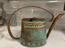 Robert Allen MPT01508 Danbury Watering Can.5 Gallon, Teal/Copper