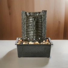 *NEW IN BOX* LED Lighted Tabletop Water Fountain by Pure Garden 50-141