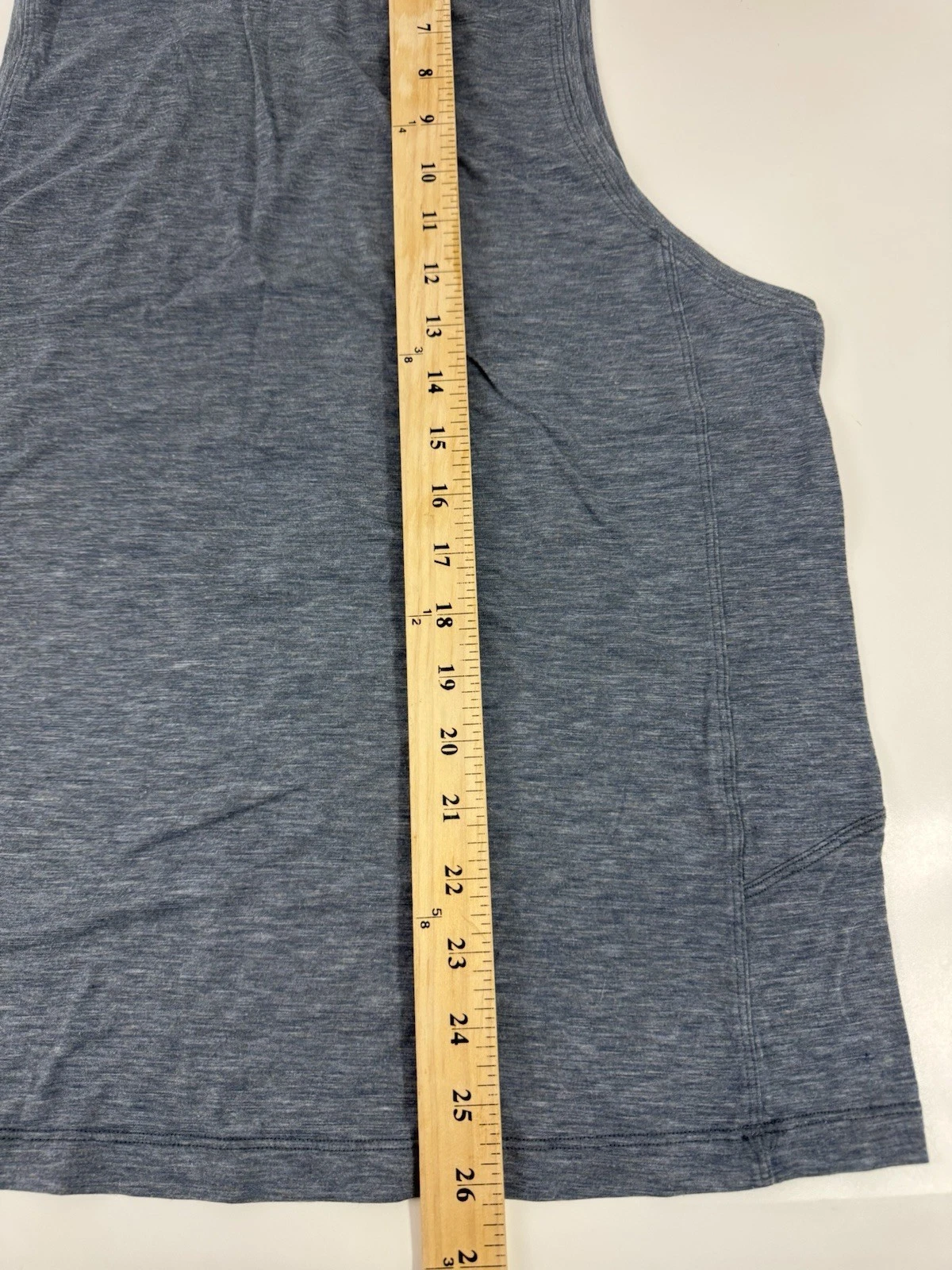 lululemon box it out muscle heathered night tide tank-top