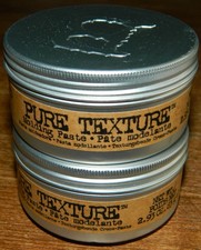  2 PACK TIGI Bed Head For Men Pure Texture Molding Paste Wax 2.93 oz