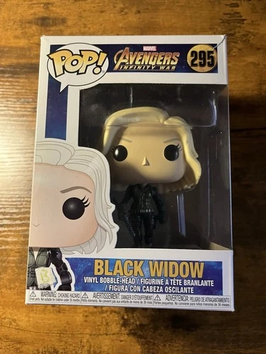 Funko Pop! Vinyl Marvel Avengers Infinity War Black Widow #295 BOX DAMAGE