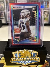 2025 Panini Donruss Optic - Rated Rookie Mike Green #250 Pink Prizm (RC)