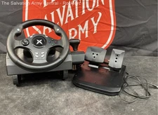 Doyo Black Video Gaming Steering Wheel With Pedals For Sony PlayStation 3 Lot 2