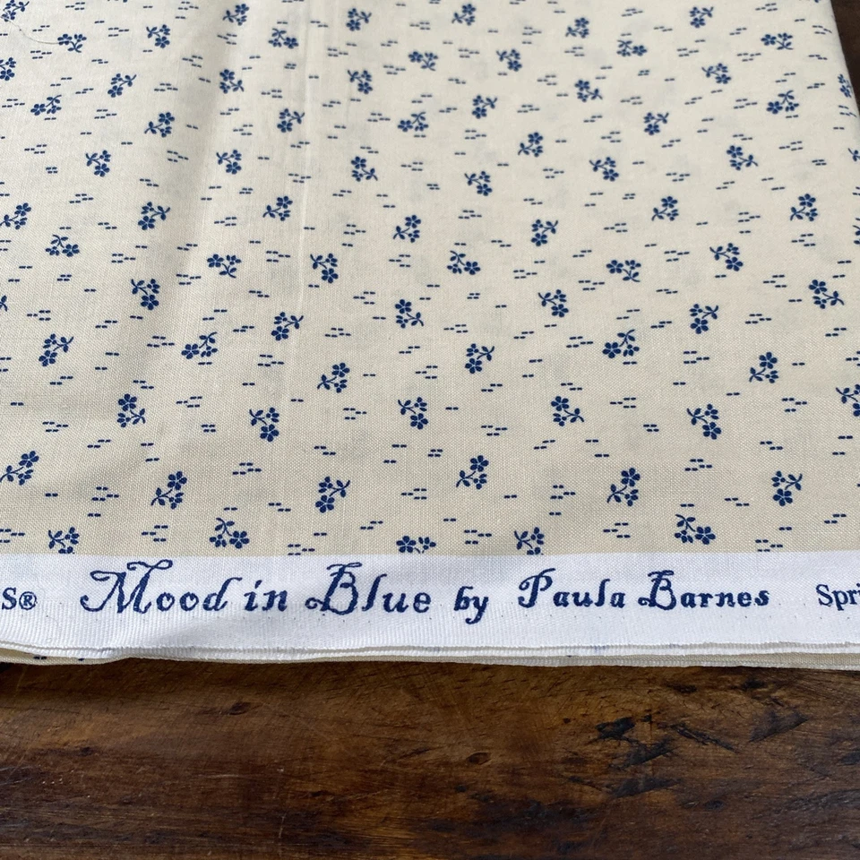 Vintage Marcus Brothers Spring Of Flowers 0722 Cotton Fabric One And 1/2 Yards - Image 3 of 4