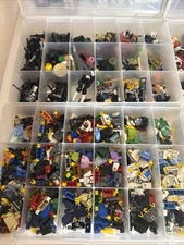 LEGO PARTS BULK LOT Minifigures Pieces (1 oz) Torsos Heads Legs Hair accessories