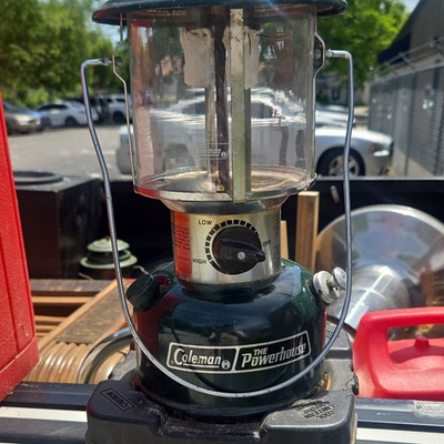#ad #ad Coleman Model 290 Powerhouse Green Liquid Fuel Lantern Metal Glass MPN 290 5891 $60.00