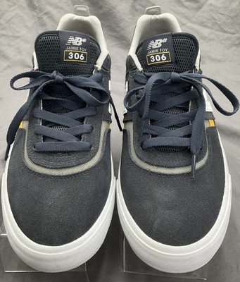 New Balance Numeric Jamie Foy 306 Skate Shoe Navy / White US 10.5 Size Excellent