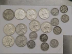 $3.50 Usa FV 90% Mixed Quarters And Mercury Dimes Old Dates! 3 Oz Total Weight