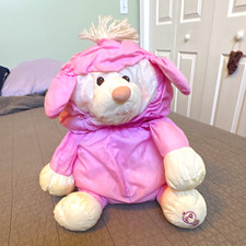 Fisher-Price Puffalumps Pink Bear Plush Vintage 1986