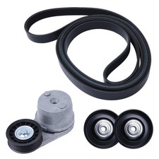Drive Belt Tensioner Idler Pulley Serpentine Belt Kit For Chevy Gmc 6.6 Diesel Drive Belt Tensioner Idler Pulley Serpentine Belt Kit For Chevy Gmc 6.6 Diesel