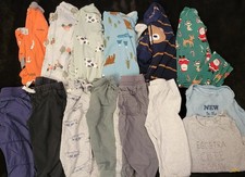 Baby Boy Carter's Fall Winter Clothing Lot Size 18 Months