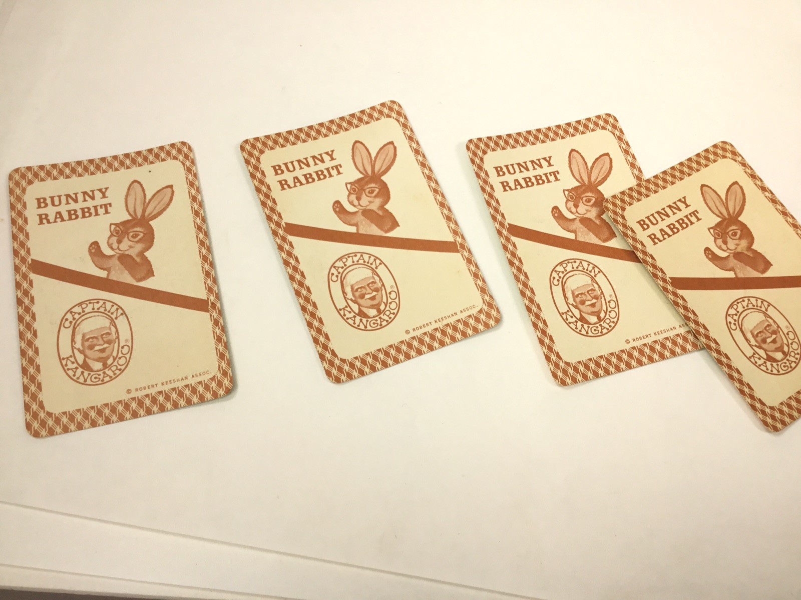 Vintage Captain Kangaroo Bunny Rabbit Crazy Faces Card Game & Instructions READ