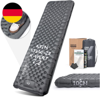 Hikenture Isomatte Camping R-Wert 7,3 Mit FußPumpe, 10CM Ultradicke Isomatte 210