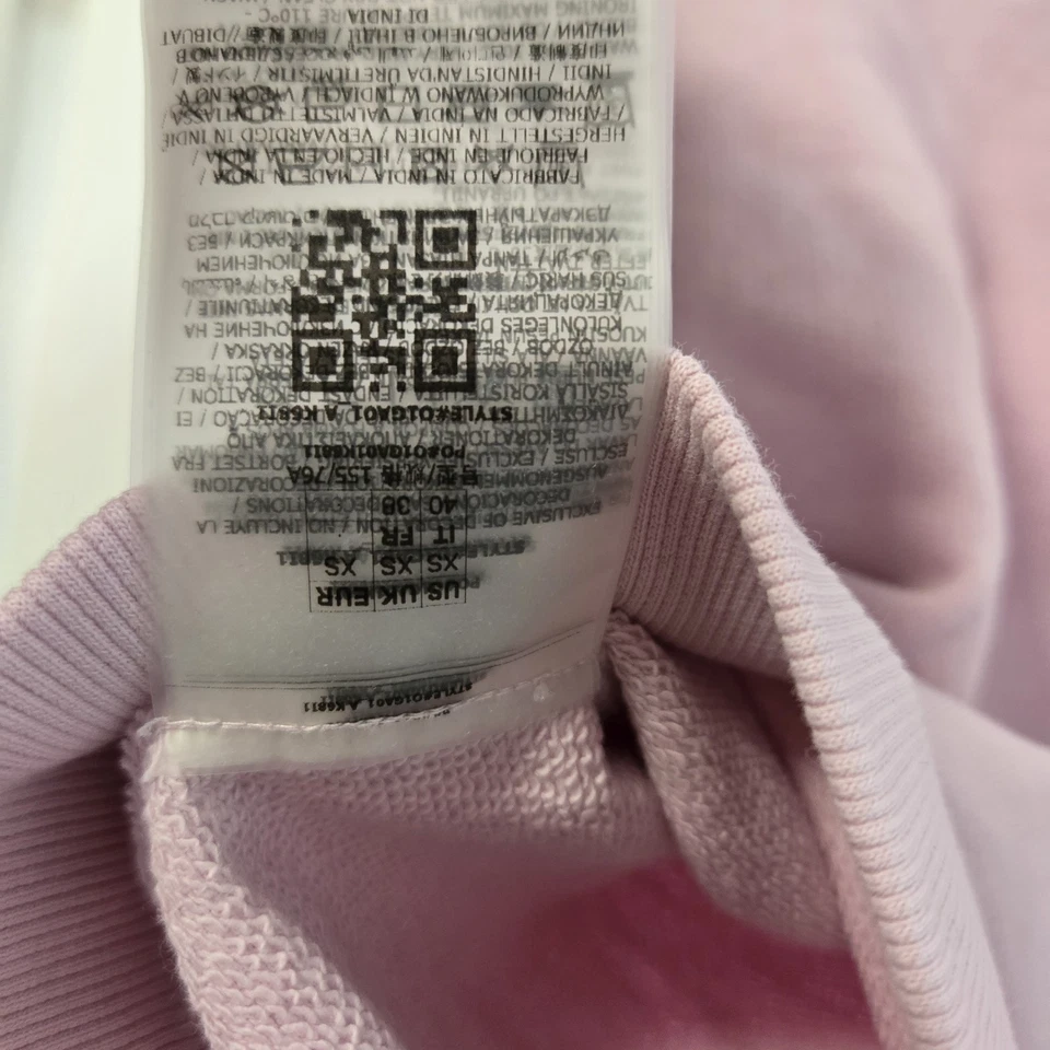 Guess вышитый логотип розовый ворота толстовка размер женщин очень маленький повседневный - Изображение 4 из 4