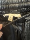 Thread & Supply Black Faux Leather Pants Size L NWOT — photo 4