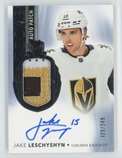 2021-22 UD The Cup RPA Patch Jake Leschyshyn RC Auto 125/249 #168