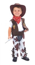 Cowboy Toddler Childrens Costume and Hat