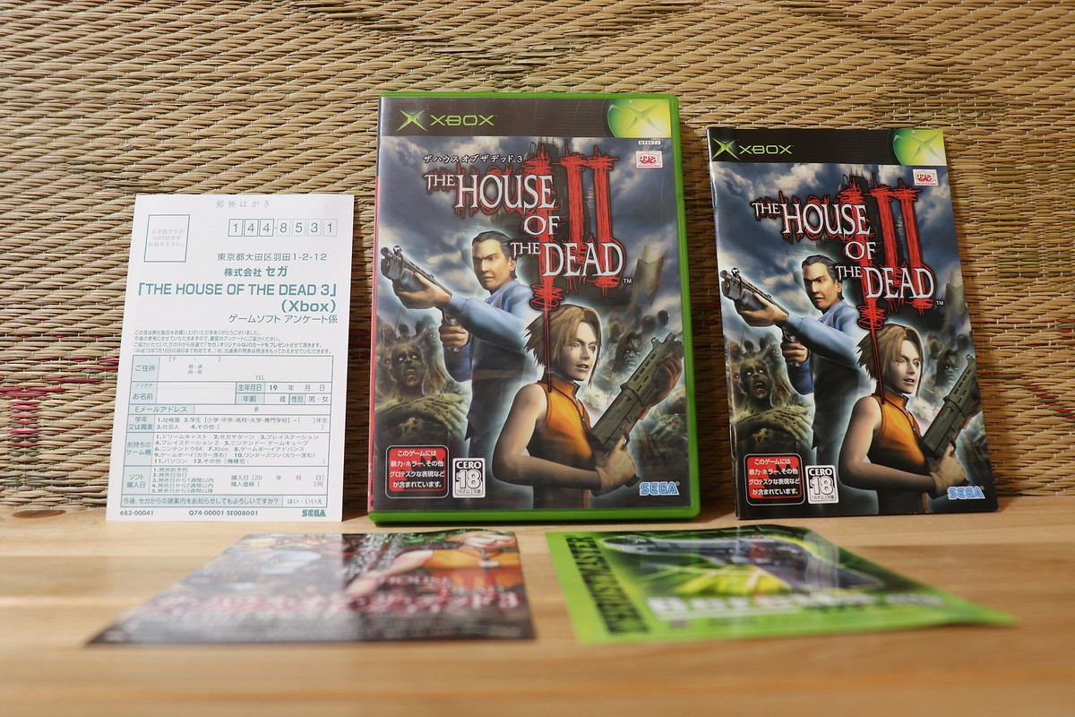 THE HOUSE OF THE DEAD 3【Windows版】 Microsoft Xbox The House of the Dead III 3 SEGA Japan Horror