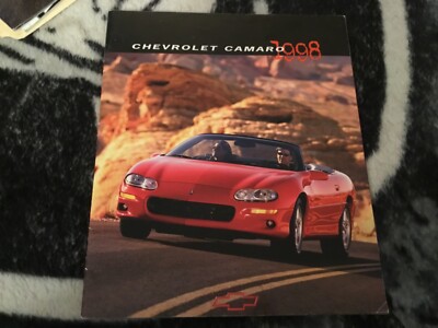1998 Chevy CAMARO Brochure / Catalog with Color Chart: Z28, CONVERTIBLE,SS,Z-28,