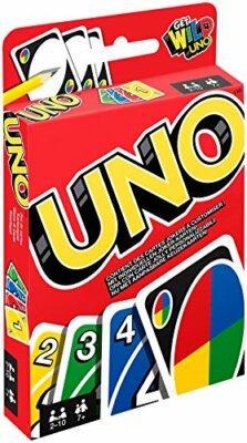 Mattel Games W2087 - UNO Kartenspiel und Gesellschaftspiel für 2 - 10 Spieler