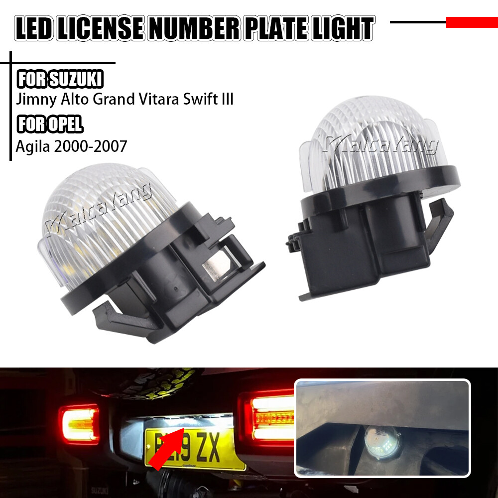 Rear Bumper LED License Plate Light For Suzuki Jimny JB23W