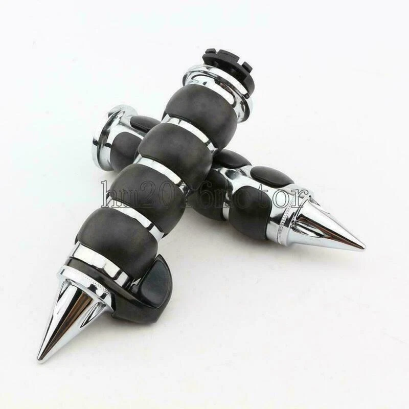Punhos de mão cromados 1" para Suzuki Intruder VS 700 750 800 1400 1500 EUA - Imagem 3 de 4