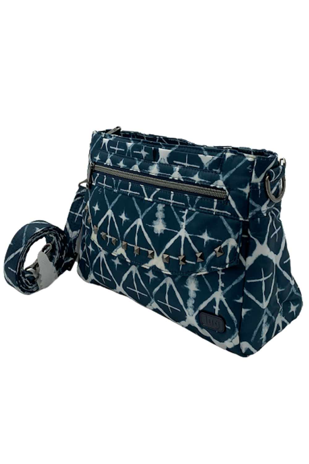 Lug RFID Crossbody with Stud Detail Pacer 2 Diamond Navy eBay