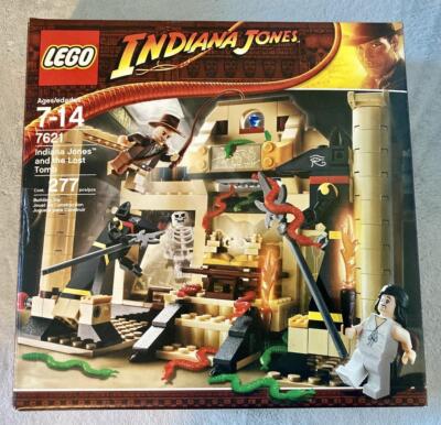 RARE Misprint Manual* LEGO Indiana Jones & the Lost Tomb 7621 100