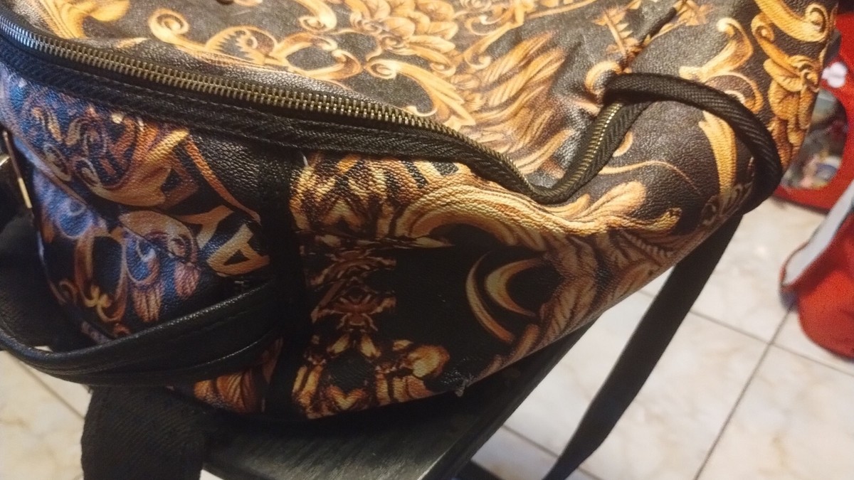 BackPack SprayGround 2019 Limited Edition Gold Leather and Fur | eBay