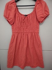 Madewell Dress Womens M Mini Dobby Sophia Tie Front Cottagecore Peasant Boho