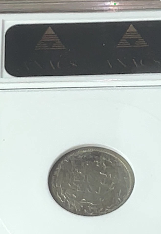 1873 US Mint Seated Liberty Silver 10c ANACS Certified VF35 Best Offer Takes It! - Image 4 of 4