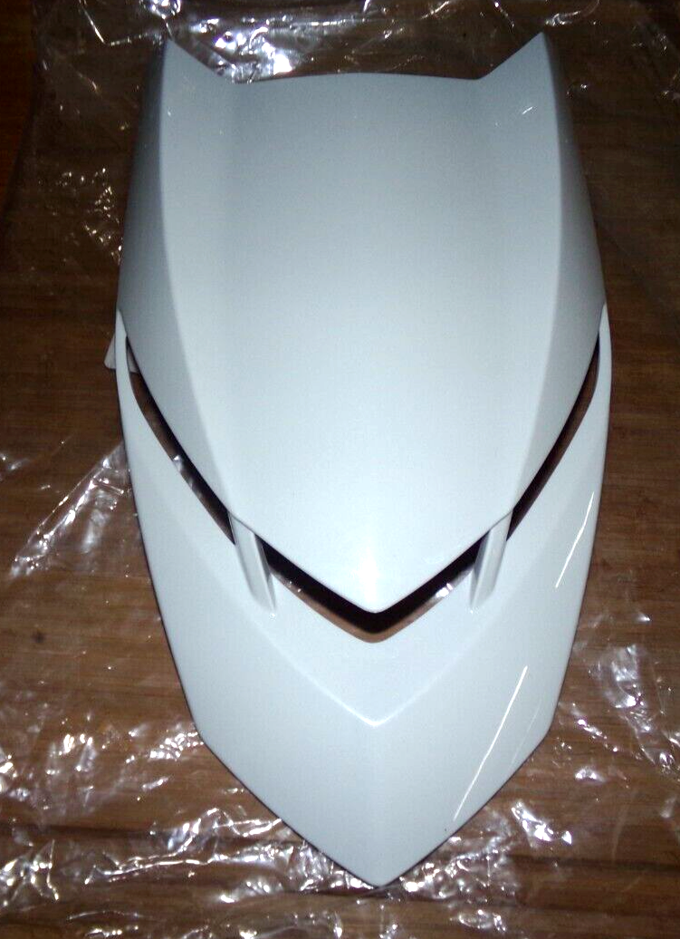 KAWASAKI KFX50 & KFX90, 50 90 WHITE VENTED FRONT FENDER NOSE HOOD