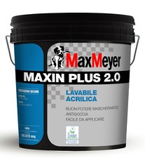 Pittura Murale per interno. Lavabile Max Meyer  14 Lt " acrilico" Bianco Maxin 2