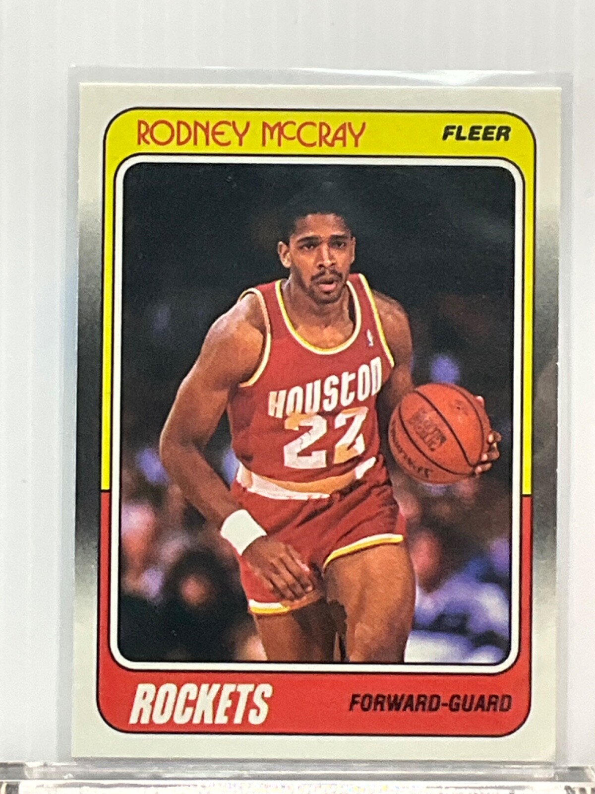 1988-89 Fleer Basketball - Rodney McCray - Rockets | eBay
