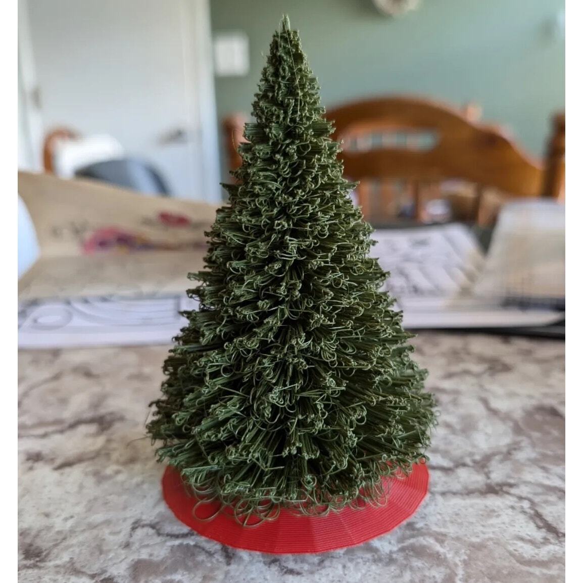 Tabletop Christmas Tree with Skirt