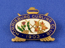 Morrisburg Curling Club Founded 1903 MORRISBURG Ontario Canada C Clasp Club Pin