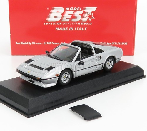 MODELLINO AUTO STATICO DIECAST BEST FERRARI 208 GTS TURBO 1982 GRIGIO SCALA 1/43 - Foto 6 di 7