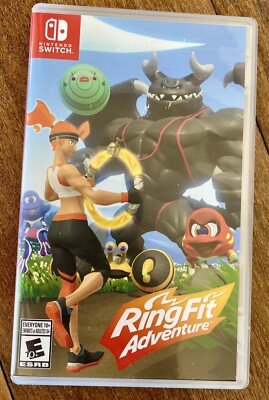 Nintendo Switch Ring Fit Adventure 2019 Fitness Exercise GAME ONLY