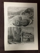 Views in Malvern,  1880,s Antique Print
