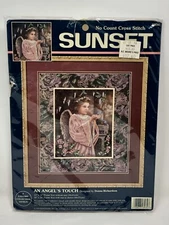 Sunset Dimensions Cross Stitch Kit "An Angel's Touch" #13930 Vintage 1995 New