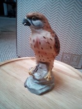 Kestrel Ceramic Ornament Pottery Marks & Rosenfeld Bird Figurine USA  16 cm