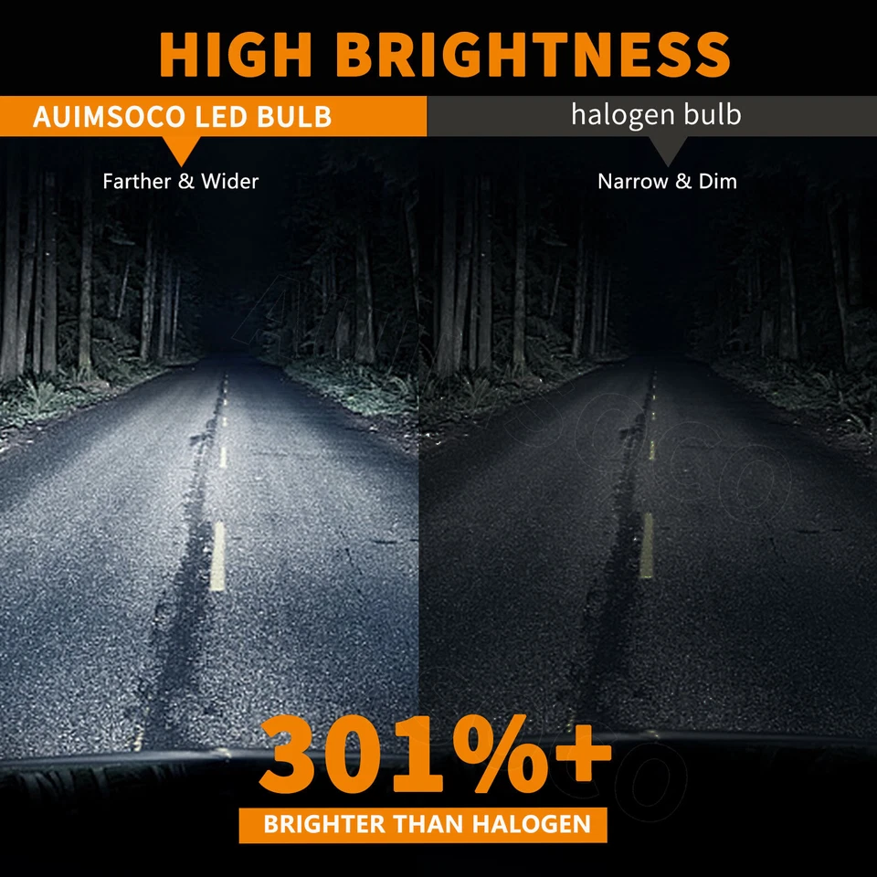 Combo 6x 9005 9006 881 LED bombillas coche 6500K para Chevrolet Lumina 2000-2001 Foto 2 de 4