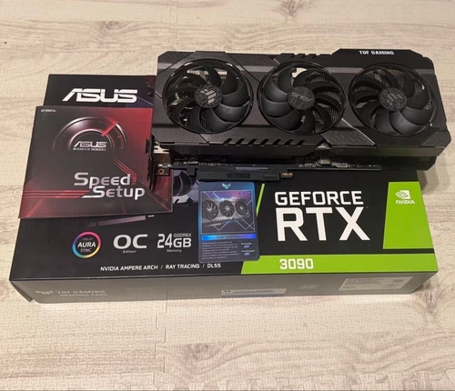 Tarjeta de gráficos ASUS NVIDIA GeForce RTX 3090 24 GB ‎ROG-STRIX-RTX3090-O24G-GAMING