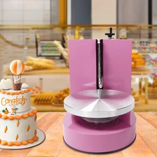Birthday Cake Cream Smooth Coating Decor Machine Cake Cream Spreading Machine